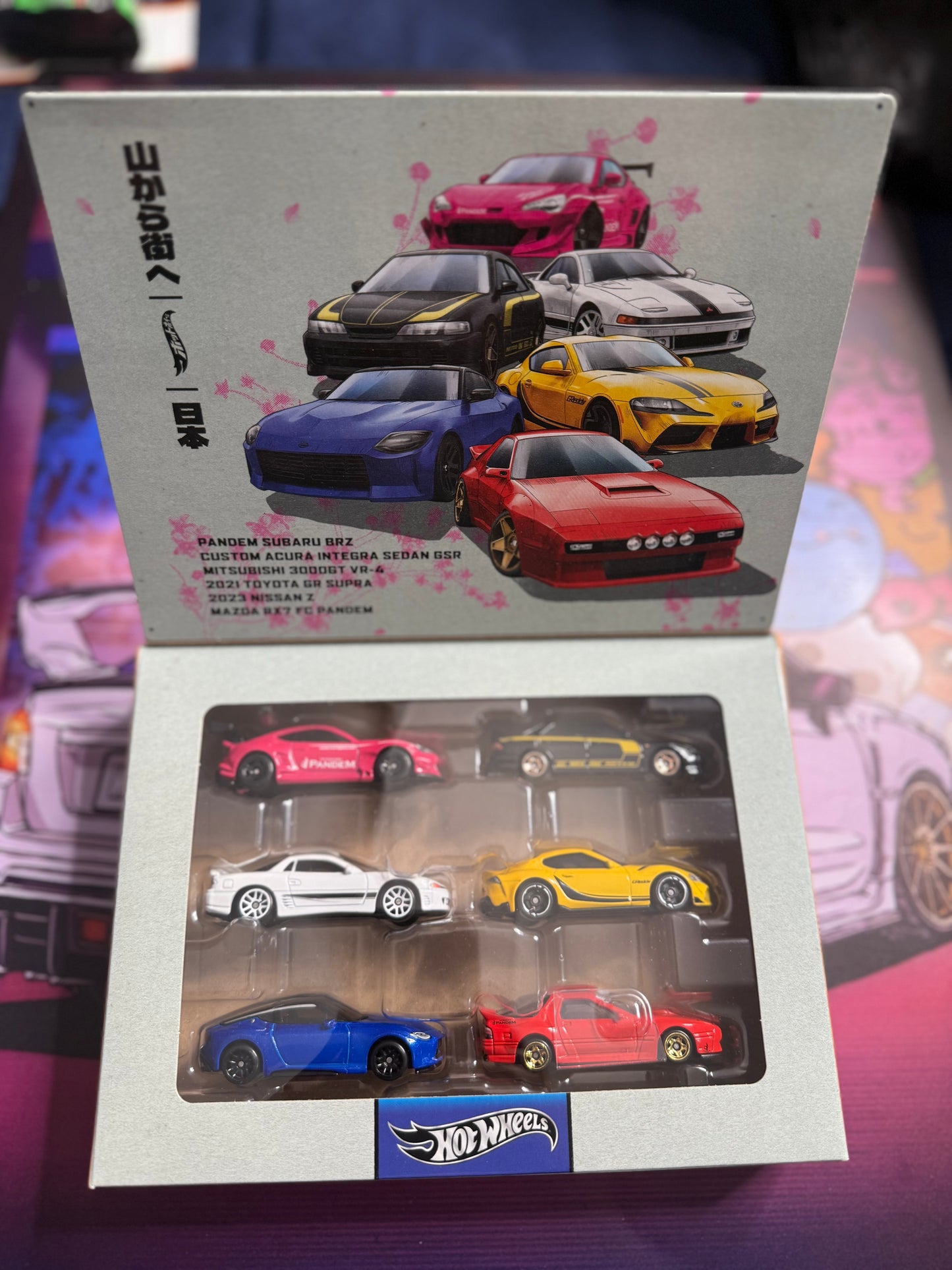 Hot Wheels Streets of Japan Car Culture 6 Piece Car Set